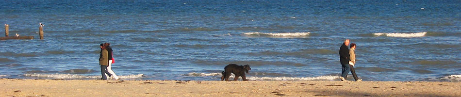 Travemünde Strand im Herbst