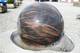 Kugelbrunnen in Neustadt in Holstein