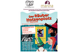 Flyer Der Räuber Hotzenplotz in der Marina - F.J. Tripp © Thienemann Verlag