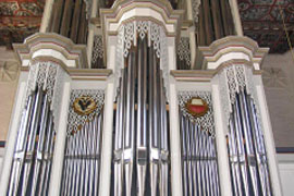 Orgel in der St. Lorenz-Kirche in Lübeck-Travemünde