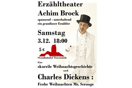 Plakat - Achim Brock - Weihnachtsgeschichte