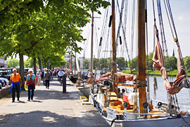 Promenade am Museumshafen Lübeck