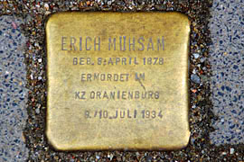 Stolperstein Erich Mühsam