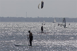 SUP auf der Ostsee