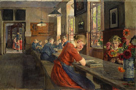 Gotthardt Kuehl - Lübecker Waisenhaus © die Lübecker Museen, Museum Behnhaus Drägerhaus