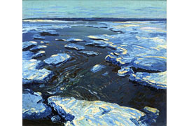 Wenzel Hablik - Eismeer, 1910 - Öl auf Leinwand