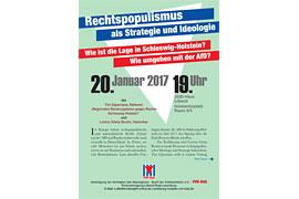 Plakat Rechtspopulismus als Strategie und Ideologie