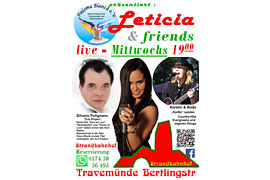 Plakat Leticia & Friends © Strandbahnhof Travemünde