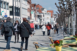 Vorderreihe in Lübeck-Travemünde