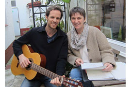 Erwan Tacher und Martine Lestrat