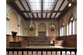  Europäisches Hansemuseum - Gerichtssaal im Burgkloster © Werner Huthmacher