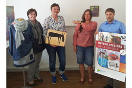 Nathalie Skultety, Julia Kaergel, Ingrid Mohr und Per Köster - ATELIER.TAGE Holsteinische Schweiz