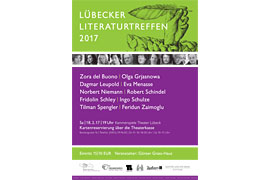 Plakat Lübecker Literaturtreffen 2017