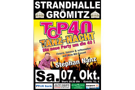 Plakat TOP 40 TANZ-NACHT © Stephan Nanz