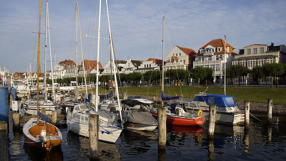 Fotogalerien Travemünde Segelboote an der Vorderreihe ©TraveMedia