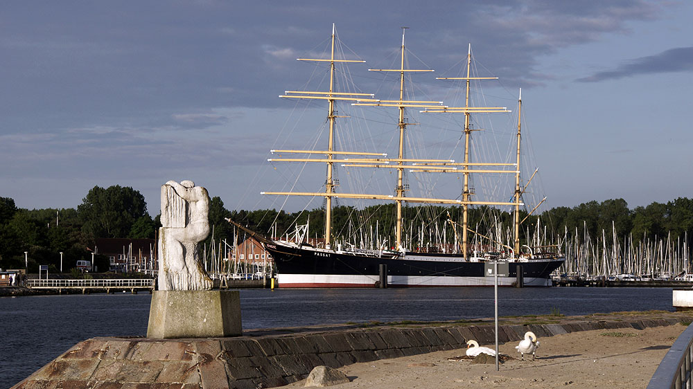 Der Viermaster Passat in Travemünde © TraveMedia