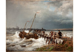 Andreas Achenbach - Havarie am Alten Pier © Dr. Axe-Stiftung