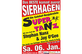 Plakat SUPER TANZ Sierhagen © Stephan Nanz