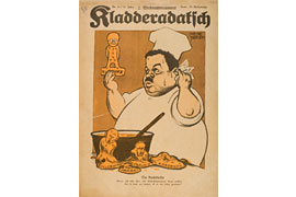 Kladderadatsch Karikatur Friedrich Ebert backt sich einen Reichskanzler