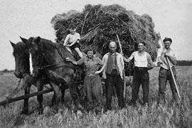 G. Küntzel auf dem Pferd 1950 © privat
