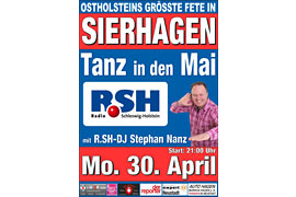 Plakat Tanz in den Mai - Sierhagen © Stephan Nanz