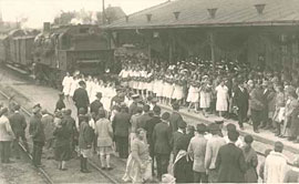 Eröffnung der Bäderbahn am 31. Mai 1928 in Neustadt in Holstein © zeiTTor