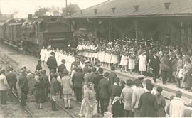 Eröffnung der Bäderbahn am 31. Mai 1928 in Neustadt in Holstein © zeiTTor 