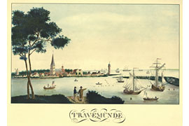 alte Ansicht von Travemünde © Eutiner Landesbibliothek