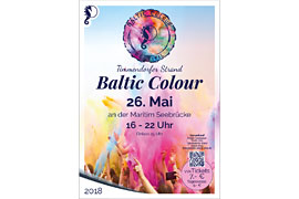 Plakat Baltic Colour Festival - Timmendorfer Strand