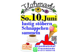 Flohmarkt Juni 2018 am Strandbahnhof Travemünde