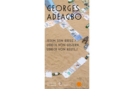 Ausstellung - Georges Adéagbo – Jedem sein Kreuz..! Lübeck von gestern, Lübeck von heute..! Foto: Stephan Köhler, © VG Bild-Kunst, Bonn 2018