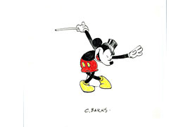 Micky Maus, Buntstiftzeichnung, 1988, © Carl Barks, Walt Disney Company / Courtesy Sammlung Reichelt und Brockmann, Hamburg