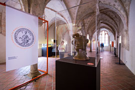 Waldemar-Kopf, Leihgabe des Bereichs Archäologie und Denkmalpflege der Hansestadt Lübeck © Europäisches Hansemuseum, Foto: Olaf Malzahn