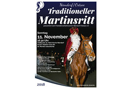 Plakat Martinsritt Niendorf/Ostsee