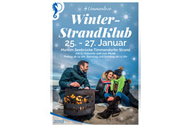 Plakat Winter-StrandKlub 2019 © TSNT