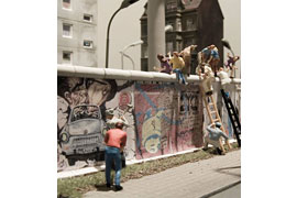 Berliner Mauer 1989 © Miniatur Wunderland