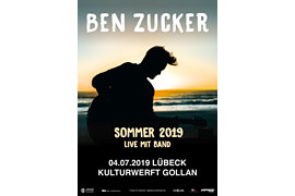 Ben Zucker Plakat Lübeck 2019