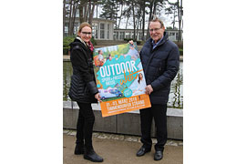 Messe „Outdoor Aktiv“ Tereza Hartkop und Heinz Hinrichsen © TSNT