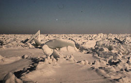 Eisschollen auf der Ostsee bei Schönberg © Henning Tiessen