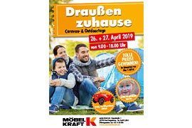 Plakat Caravan- & Outdoortage 2019 © MÖBEL KRAFT Bad Segeberg