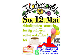 Flohmarkt Mai 2019 am Strandbahnhof Travemünde