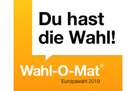 Banner zum Wahl-O-Mat zur Europawahl 2019