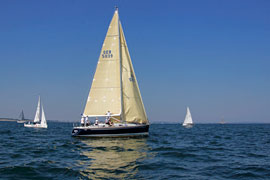 Segeln vor Travemünde