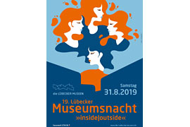 Plakat Museumsnacht Lübeck 2019