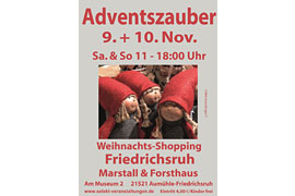 Plakat „Adventszauber“ Friedrichsruh