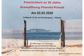 30 Jahre Grenzöffnung Pötenitz-Priwall