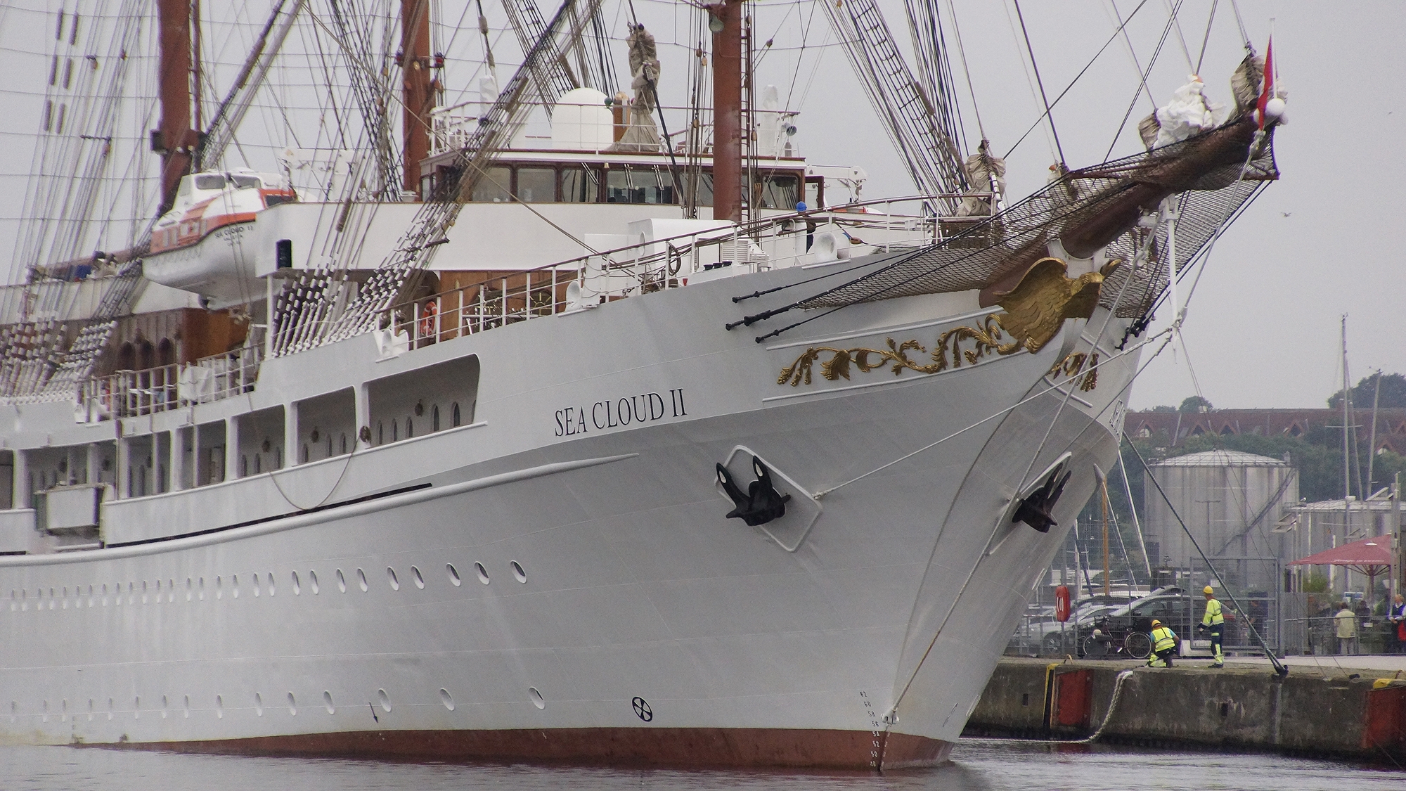 MS Sea Cloud II in Travemünde © TraveMedia