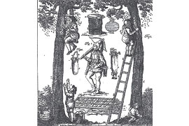 Zeidlerei – Historische Darstellung der Waldimkerei aus Adam Gottlob Schirachs Wald-Bienenzucht von 1774