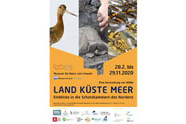 Plakat „Land Küste Meer“ 2020 – Museum für Natur und Umwelt – Lübeck