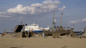 Piratenspielplatz an der Travemünder Mole